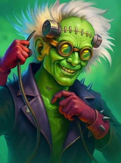 Dr. Rock and Creepy Monster